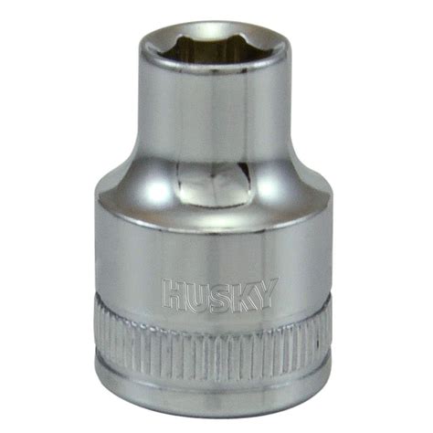 drive sockets are manufactured from Chrome Alloy steel and heat treated for added strength and wear protection; providing durability for a lifetime of hard use. . Husky sockets
